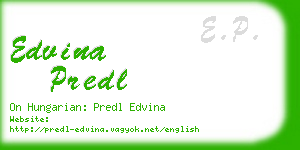 edvina predl business card